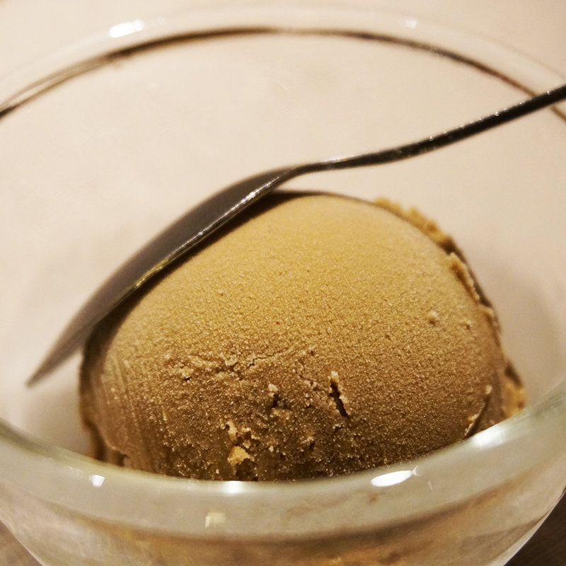 ほうじ茶シャーベット(もつ鍋 天神ホルモン)