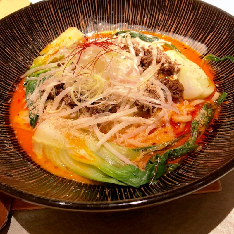 山椒香る担々麺(とうふ旬菜 心音)