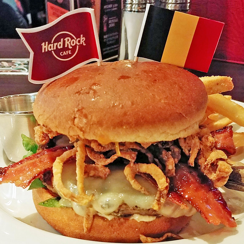 ウイスキーベーコンバーガー(Hard Rock Cafe)