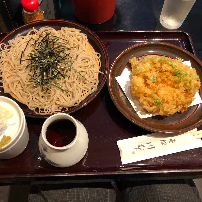 あさり天ざる(川むら)