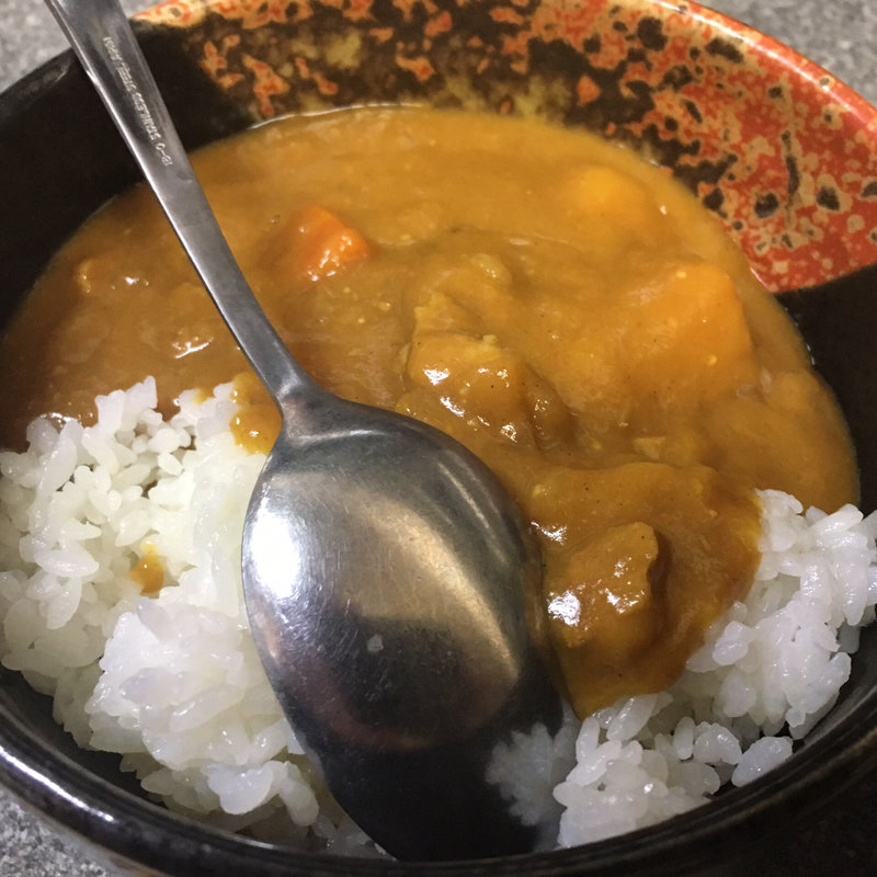 半カレーライス(中華屋 光)