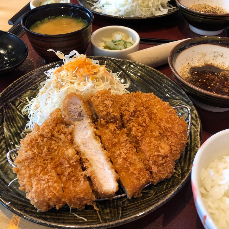 ロースカツ定食(かつ時 稲沢店)