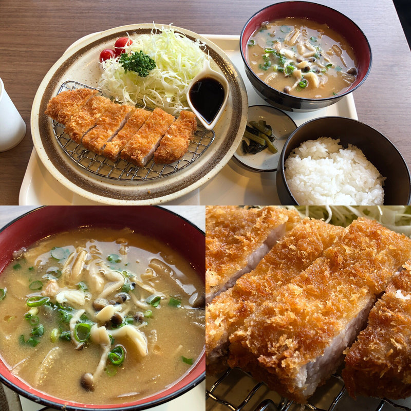 農場のロースとんかつ定食(信州ぐるめ農場 )