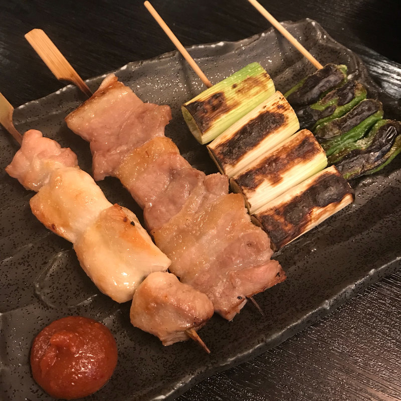 串焼盛合わせ4本(安兵衛)