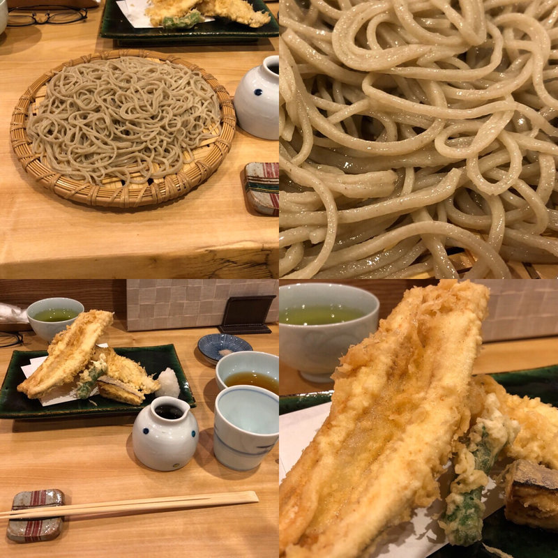 穴子天せいろ(手打ちそば 神楽坂 大川や)