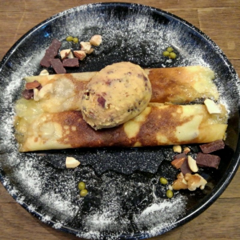 シトラスレアチーズクレープ～シードルのジュレ添え(ミニマル 富ヶ谷本店)