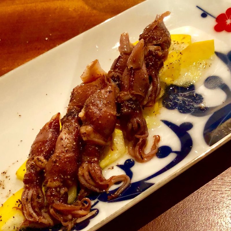 ホタルイカのカルパッチョ(コノ花まひろ )