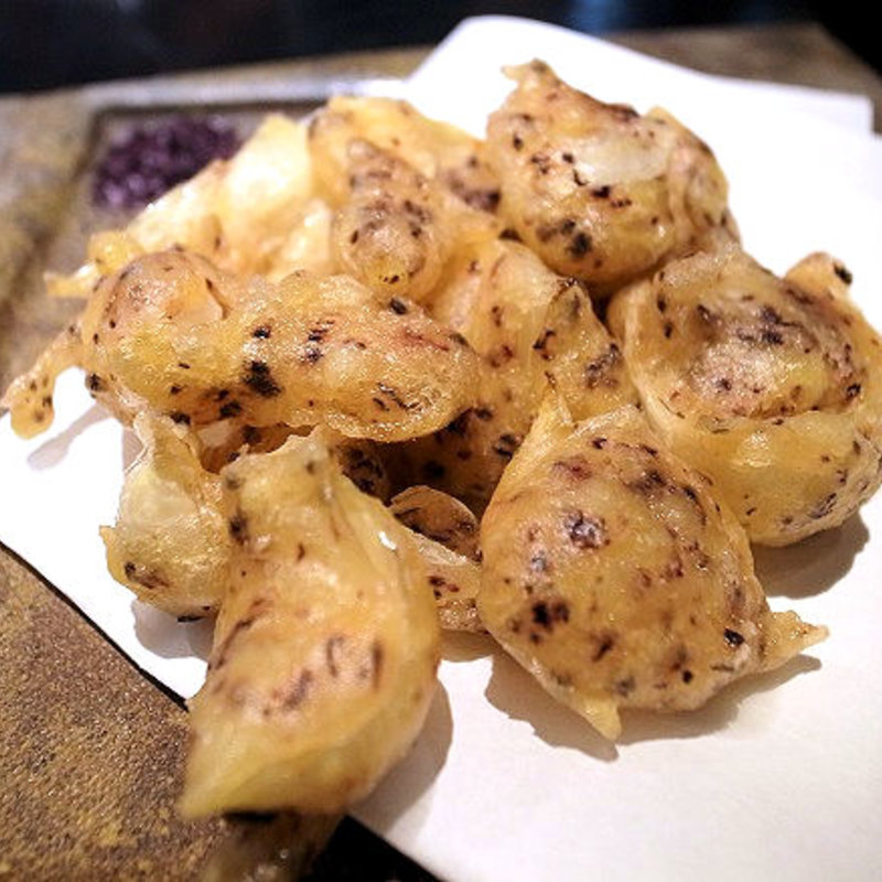 ゆり根梅揚げ(酒舗たのかん)