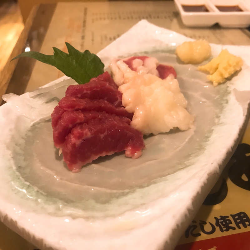 馬刺し3種盛り合わせ(熊本牧場直営 木本商店)