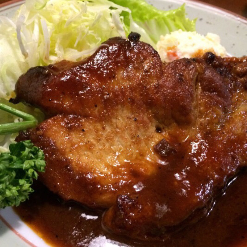 ポークチャップ(洋食 津久志亭)