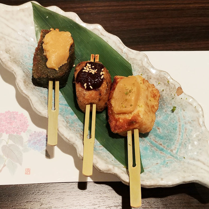 生麩の揚げ田楽(将軍のおでん)