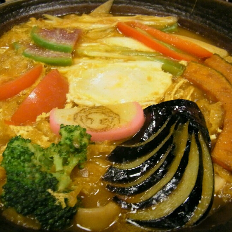 カレーやさいい煮込み(手打ちうどん 味噌煮込みうどん みのや)