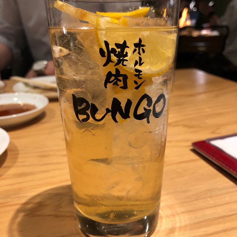 メープルレモンサワー(焼肉ホルモンブンゴ 堺東店)