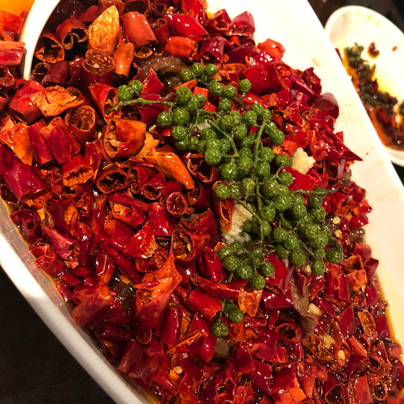 牛肉のスパイシー炒め煮(本格 中華料理 陳家私菜 赤坂1号店)