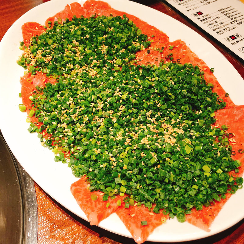 ネギ塩ロース(焼肉 黒5 歌舞伎町店)