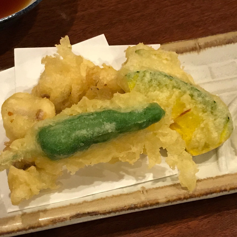 ふぐ白子天ぷら(茄子美)