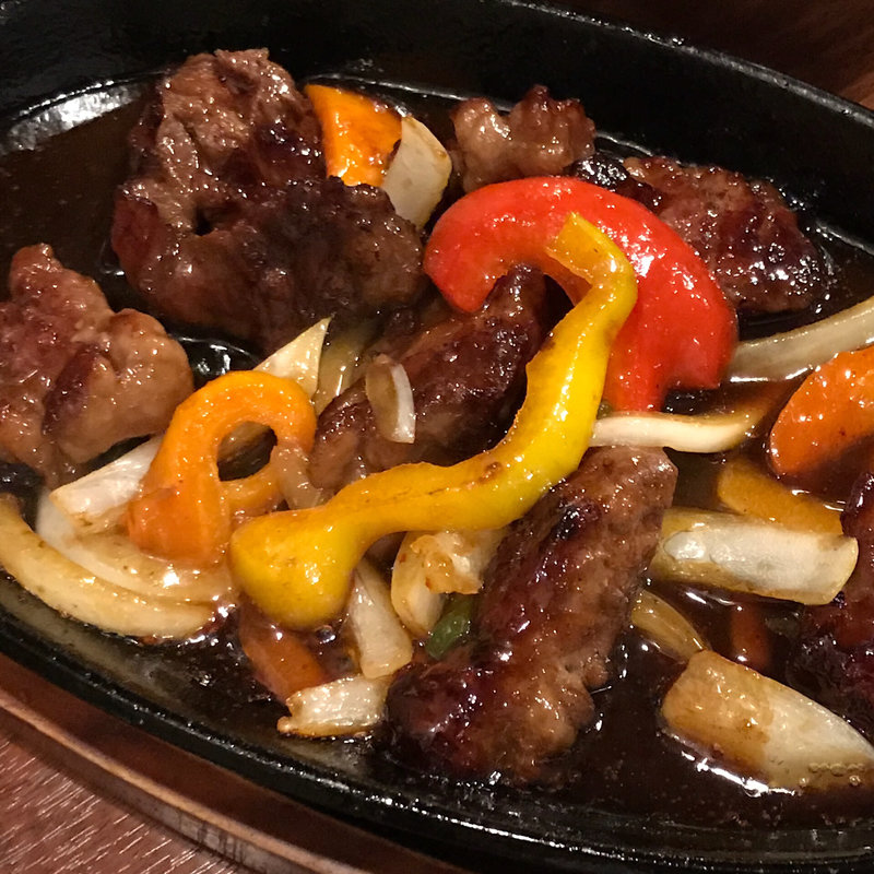 サイコロステーキ(茄子美)