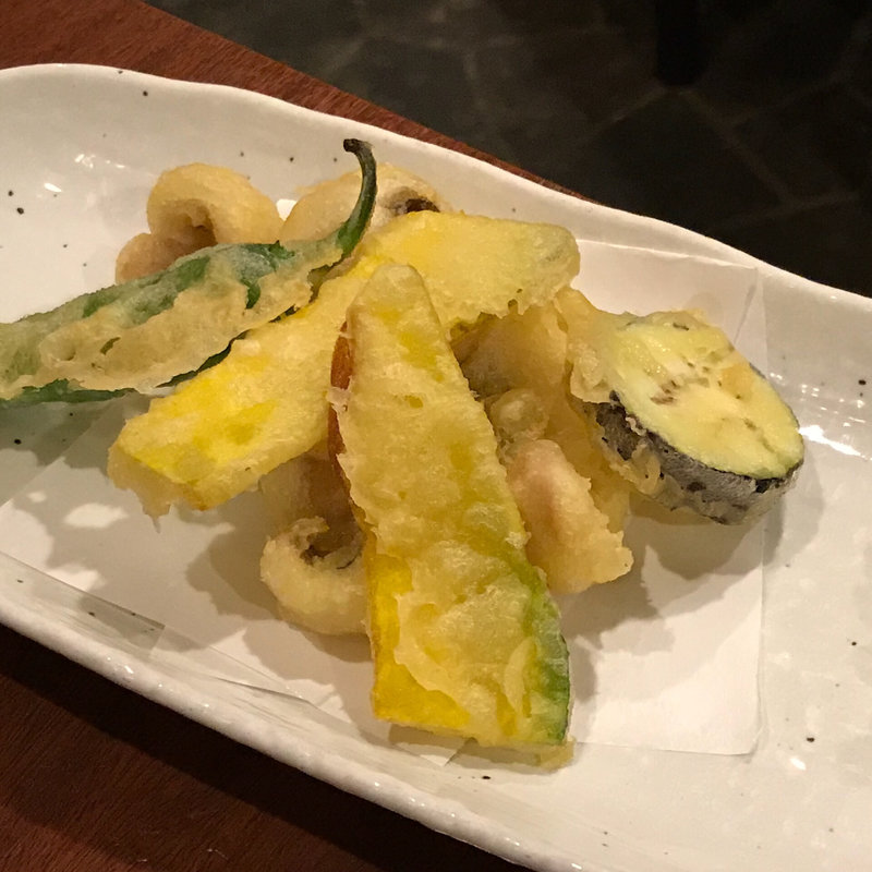 アナゴ天ぷら(茄子美)