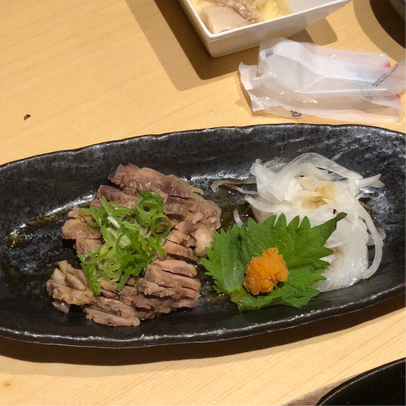 阿波地鶏ひねポンスライス(一鴻 姫路店)