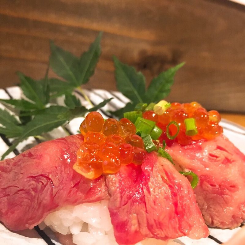 肉寿司(肉料理 肉の寿司okitaya梅田東通り店)