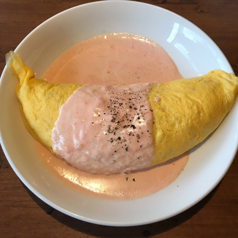 明太クリームオムライス(BABYFACE PLANET'S宇治　大久保店 （ベビーフェイスプラネッツ）)