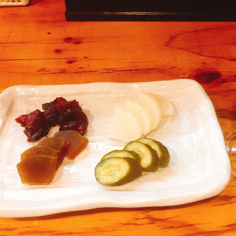 漬け物盛り合わせ(ひもの野郎 梅田第4ビル本店 )