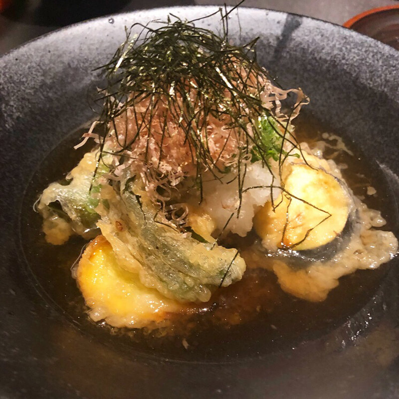 色々野菜の揚げ出し(棲家 三条)