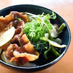 肉ぶっかけ冷