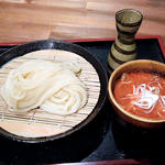 オリーブ豚とネギのつけ麺(讃岐つけ麺 寒川)