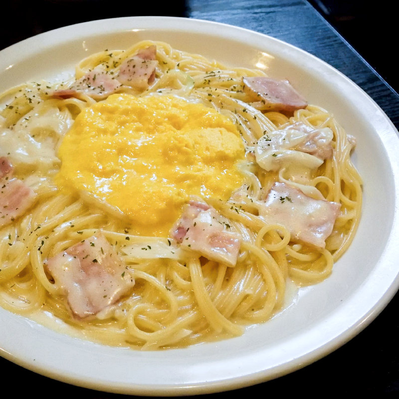 玉子スパゲティ(プリモピアット （PRIMO PIATTO【旧店名】マッキーPRIMO）)