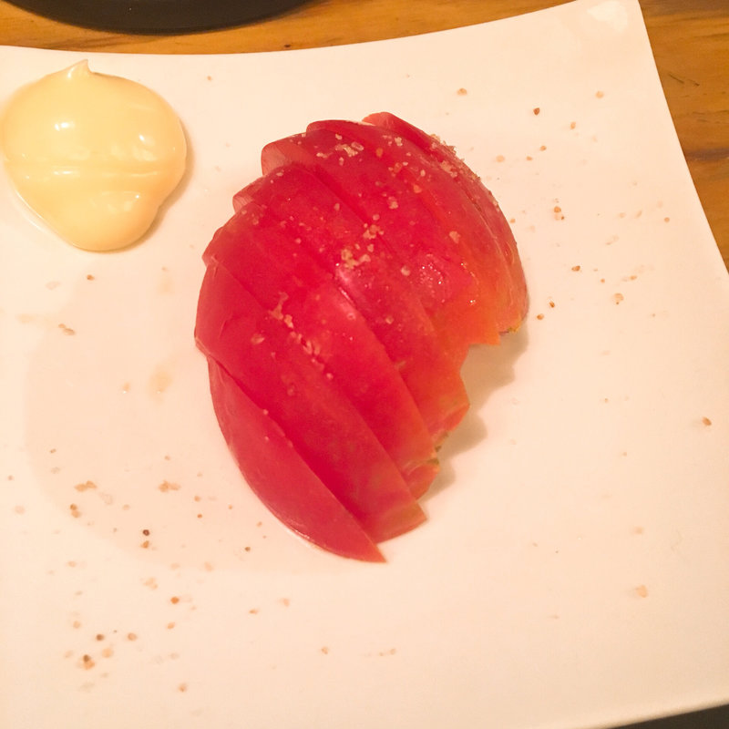 冷やしトマト(立ち飲み ますらお)