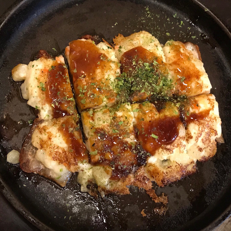 鉄板ポテサラ(鉄板焼き 和良家)