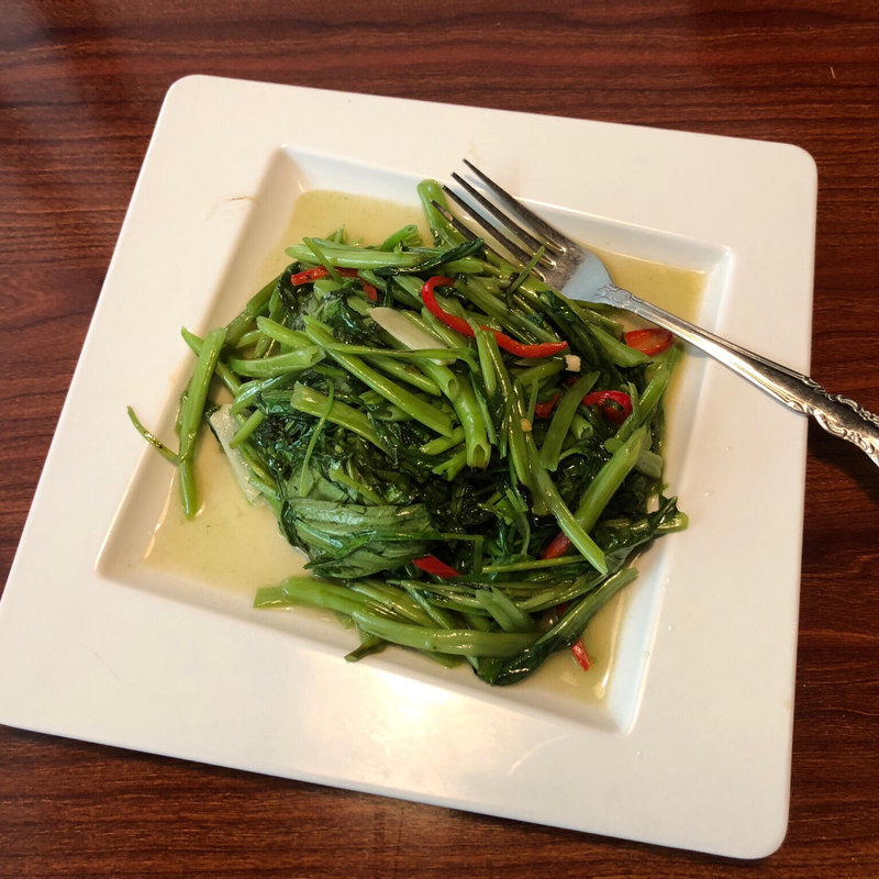 空芯菜炒め(三九厨房 赤坂2号店)