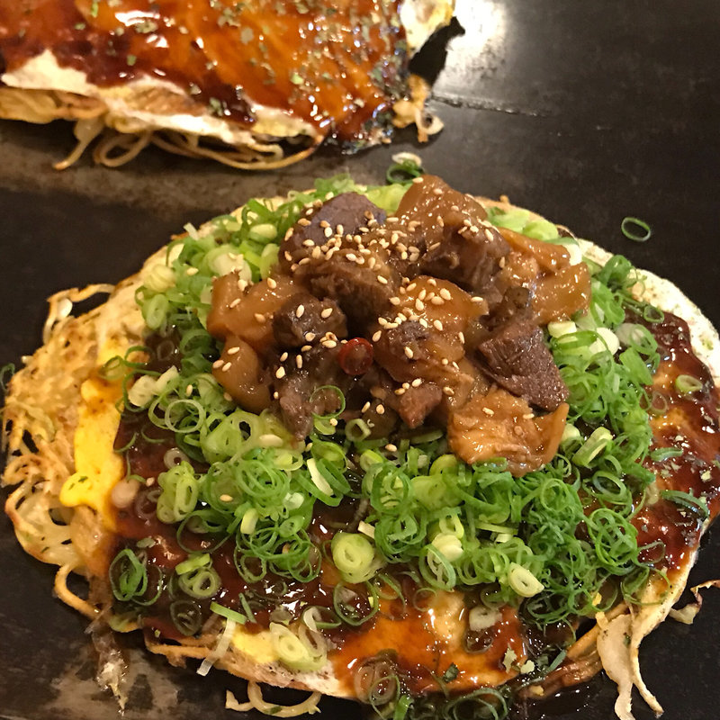 広島牛すじスペシャル(鉄板焼き 和良家)