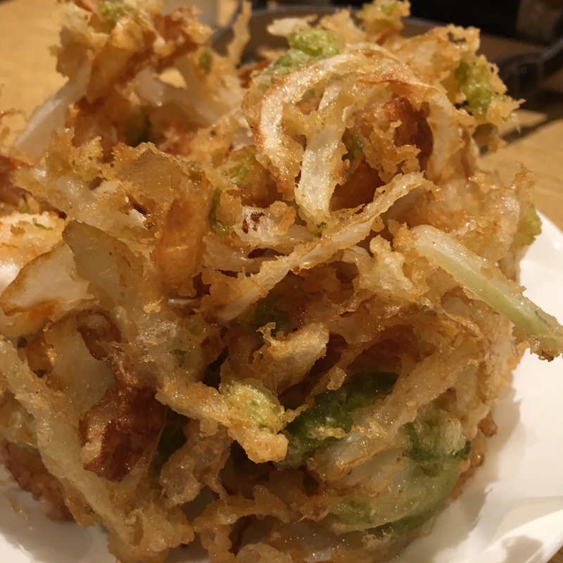 アオサのかき揚げ(二代目甚八)