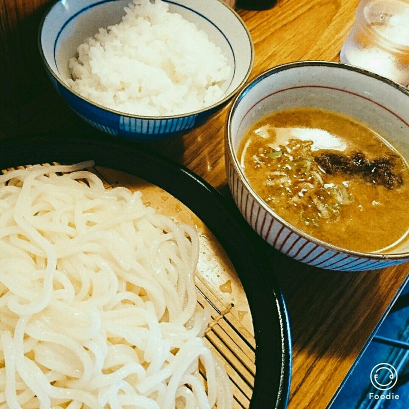 冷しカレーうどん（ごはん付き） (うどん・そば 慶屋)