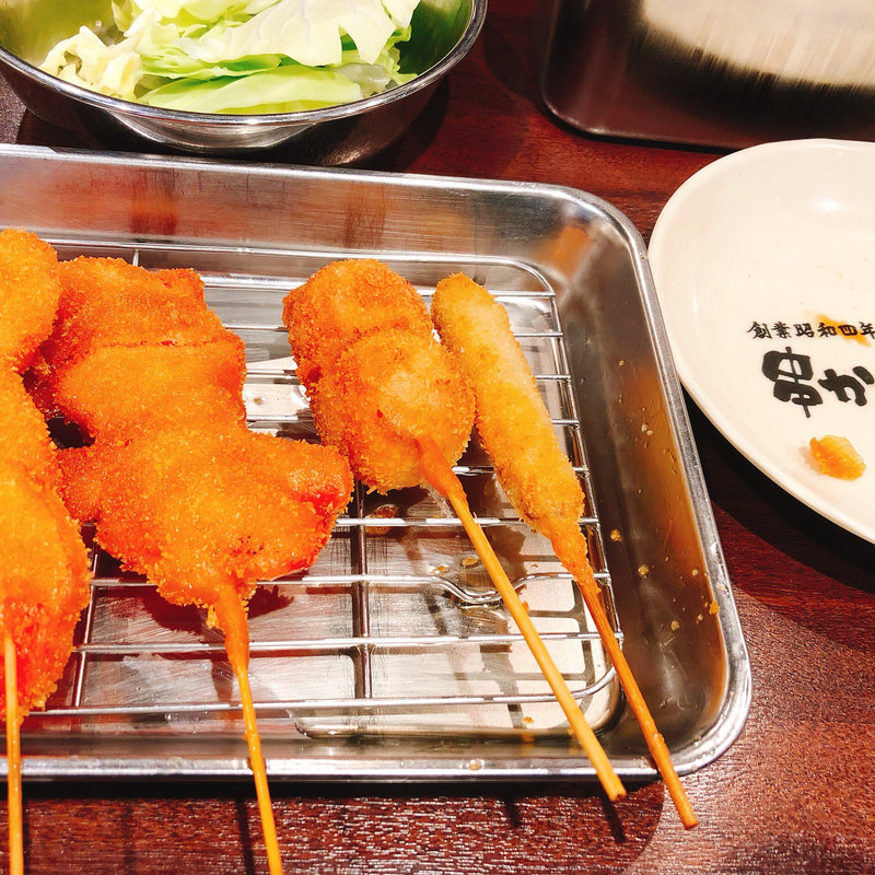 串揚げ 紅生姜(串かつだるま アルデ新大阪店)