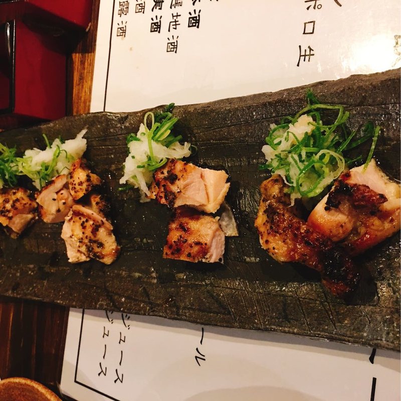 山地鶏の炭火焼き(和食 縁 蕎麦切り)