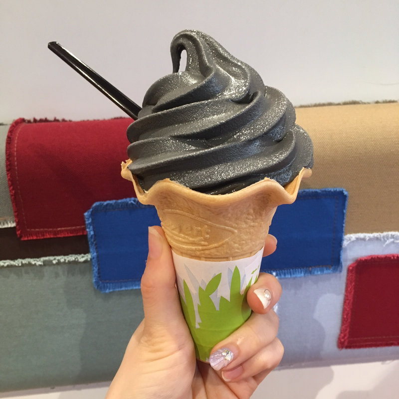 仙草ミルクソフトクリーム(Meet Fresh 鮮芋仙 横浜中華街店)