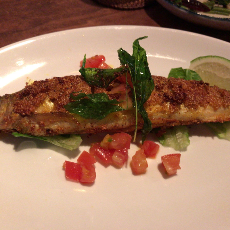 鮎のスパイス焼き(スパイスキッチンムーナ)