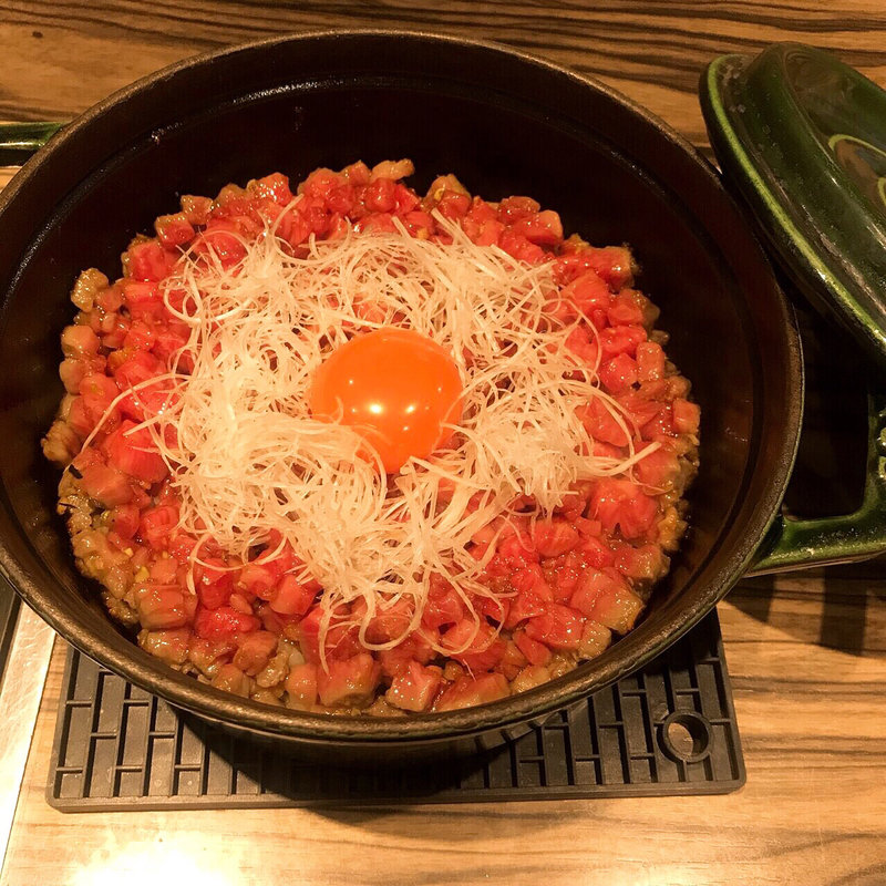 ユッケご飯(焼肉ジャンボ 本郷店)