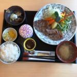 ステーキ定食(ゆもみ庵)