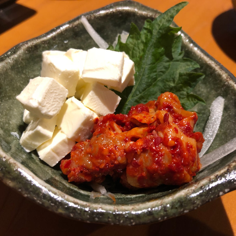 チーズチャンジャ(赤のれん＆とん吉 箱崎総本店)