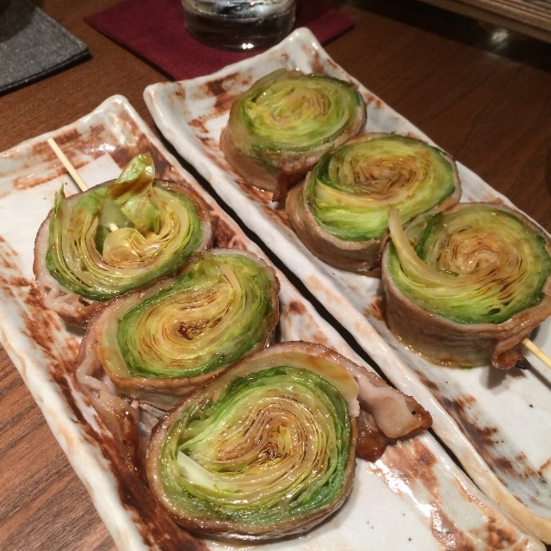 レタス豚巻き(炉端の佐藤 大阪難波店)