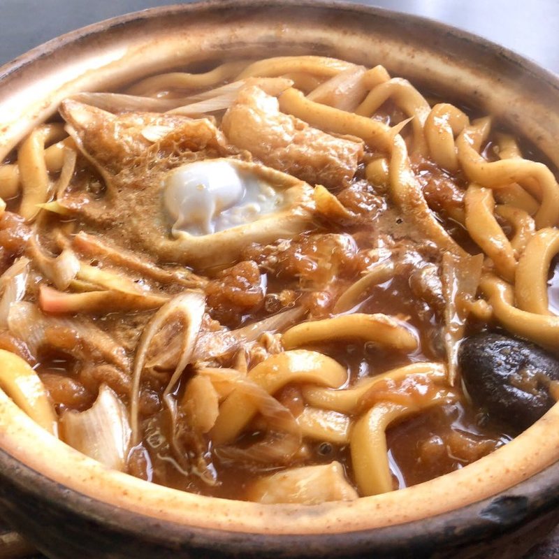 味噌煮込みうどん(百姓庵)