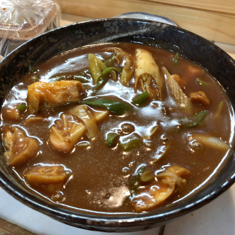 カレーうどん(美乃寿し)