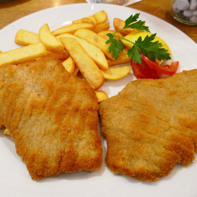 Wiener Schnitzel von Kalb(Airbrau Next to Heaven)