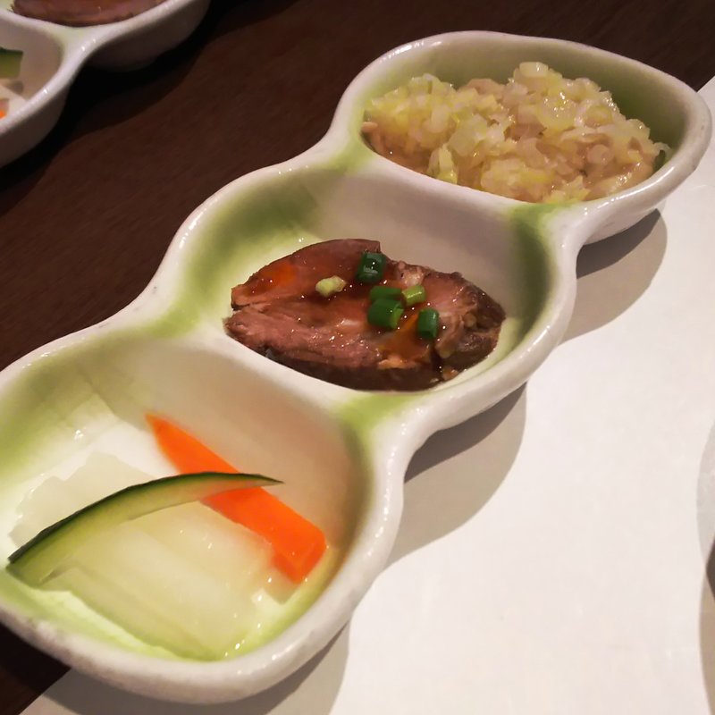 前菜三種(健康中華 青蓮 川崎西口店)