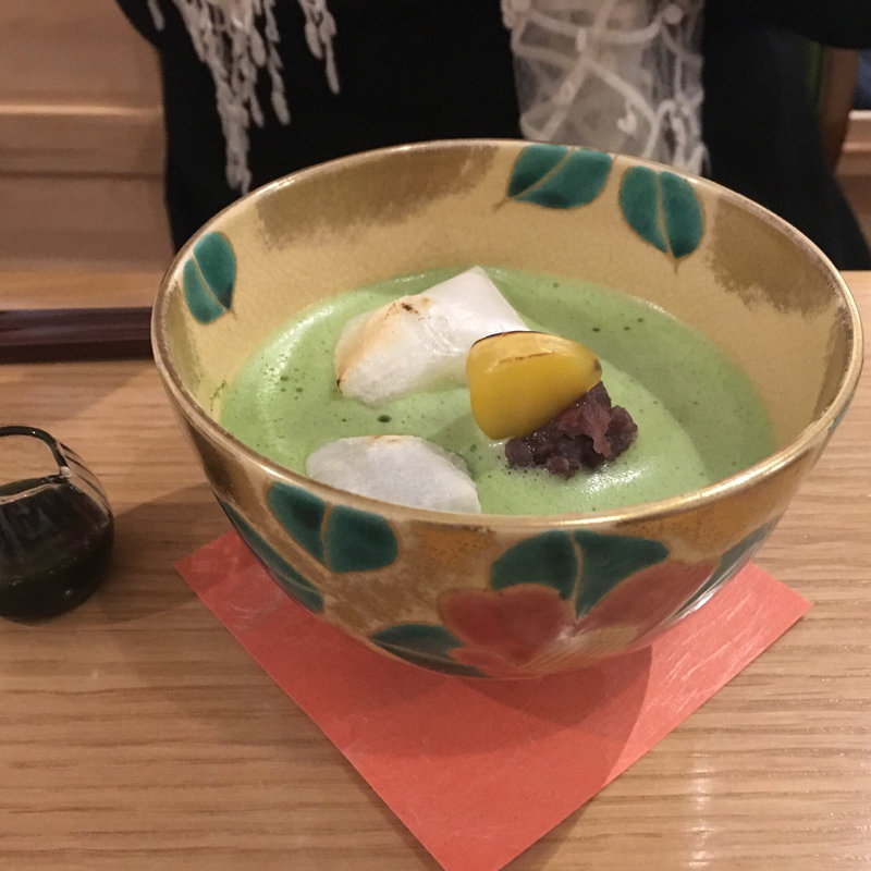 抹茶ぜんざい(茶寮 桑名園)