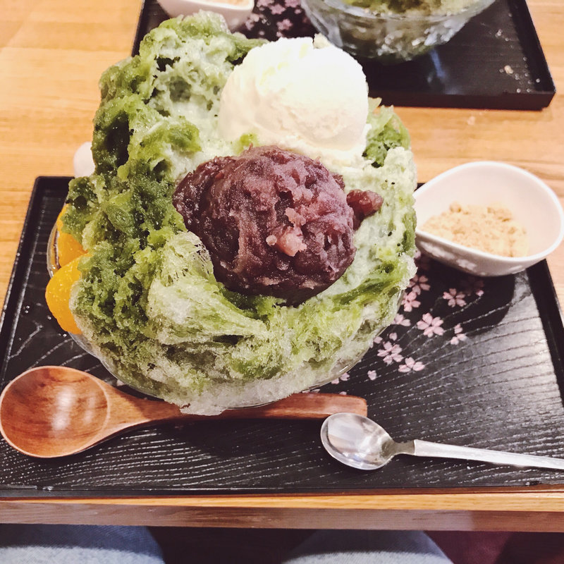 かき氷 宇治抹茶(七つの海 )